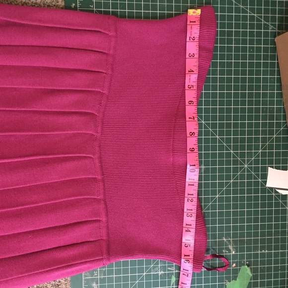 ❤️pink vintage knit maxi skirt size M-L - Picture 11 of 14